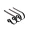 Original MantleClip® Matte Black Stocking Holders, 3ct.